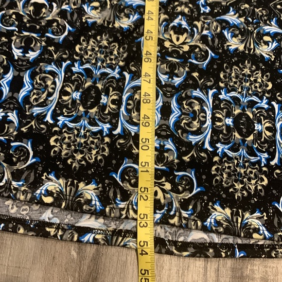 Maxi Dress LuLaRoe X-Small Black On Top With A Floral Skirt Slinky Soft Comfy - Picture 7 of 9